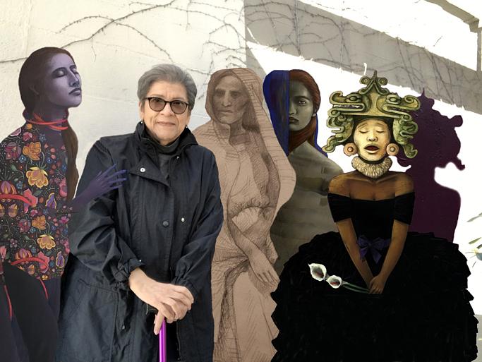 onodream, Fine Art, Chicano Art, Judithe Hernandez, Artist Portrait, Portraiture
